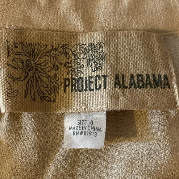 Project Alabama 100% silk sheer mini dress - Picture 6 of 7